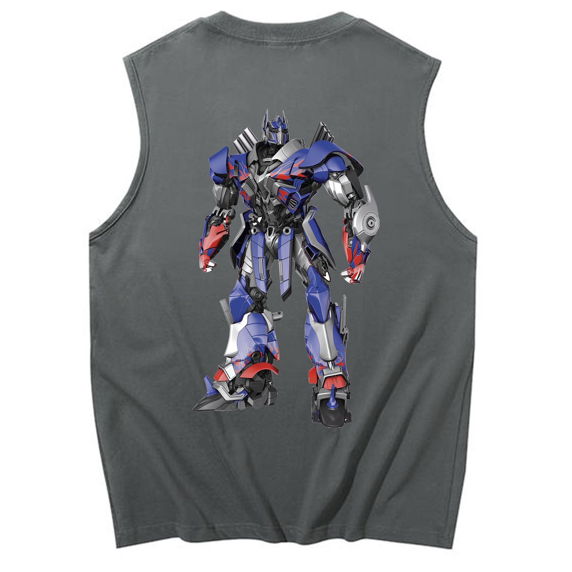 （画像用） Transformers トランスフォーマー コットン100％タンクトップ（背面プリント）